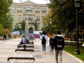 The Western University professor behind a study into loneliness, especially among young people, believes part of the problem are electronic devices that have replaced traditional activities. Shown is the Western campus in October. Mike Hensen/Postmedia