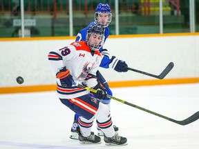 Local product Tyson Doucette is an impact player for the Soo Thunderbirds of the Northern Ontario Jr. Hockey League. NOJHL.com
