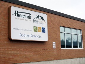 Haldimand-Norfolk Social Services and Health Unit building on Gilbertson Drive in Simcoe.  photo file