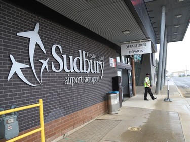 The Sudbury Airport Development Corporation is receiving $3.5M from the federal government to maintain regional connectivity and jobs. The announcement was made on Thursday July 29, 2021 at the Greater Sudbury Airport. John Lappa/Sudbury Star/Postmedia Network