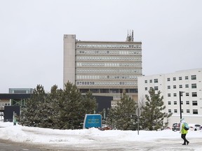 Laurentian University campus on Dec. 6, 2021.