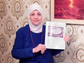 Sarnia's Najah Shuqair has released a cookbook featuring poems and recipes of popular, easy-to-make Middle Eastern cuisine, which will also support the Women's Interval Home of Sarnia-Lambton. Carl Hnatyshyn/Sarnia This Week