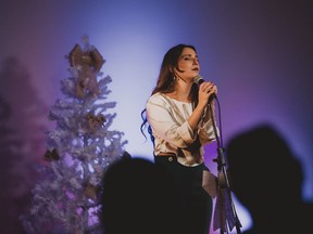 Céleste Lévis is seen here performing in Alexandria, Ont., on Nov. 26. At the time, she was on tour promoting her Christmas album entitled Noël Tout Autour. The tour included a stop in Timmins.

Supplied/Mylène Desbiens
