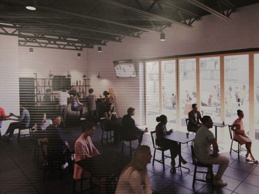 L'Armise, the new bar that will be in the new Centre culturel La Ronde.