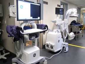 Tillsonburg District Memorial Hospital's orthopedic GE Digital Mobile ERGO C-Arm X-ray machine was purchased through a donation by the Lessif family. (Chris Abbott/Norfolk and Tillsonburg News)