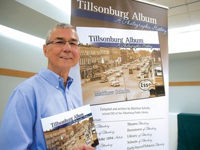 Matt Scholtz, retired CEO of the Tillsonburg Library, launched his book Tillsonburg Album: A Photographic History, in 1994. Scholtz says the book, which is still available in Tillsonburg, is nearly sold out now. (File Photo)