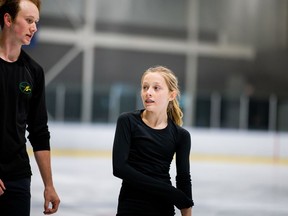 Marty Haubrich and Summer Homick will be competing at the 2022 Skate Canada Nationals in junior pairs. (Danielle Earl)