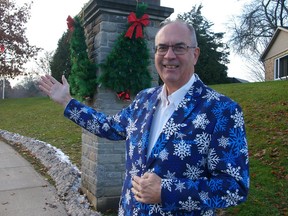 Earl Taylor welcomes the community to this yearÕs St. Thomas Optimist Club reverse Santa Claus parade, Friday through Sunday at Pinafore Park.

Eric Bunnell
