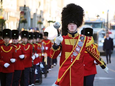 The Burlington Teen Tour band, one of Canada's oldest marching bands, was one of the highlight's of Woodstock's Santa Claus parade Sunday.
BRUCE URQUHART/SENTINEL-REVIEW