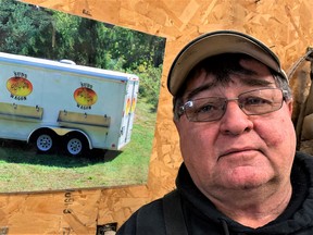 Steve Bruley of Vittoria, a life member of the Port Dover Kinsmen Club, was discouraged to learn Monday that a custom beer trailer he built for the club to help with its fundraising efforts was stolen on the weekend. Bruley estimates it would cost more than $30,000 to fabricate a similar trailer at today’s prices. – Monte Sonnenberg