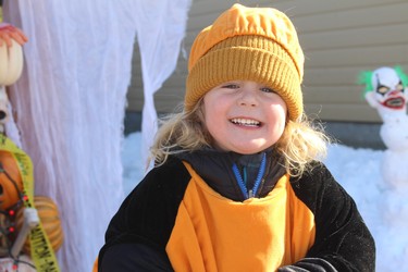 Kids of all ages enjoyed trick or treating at Kootenai Brown Pioneer Village on Oct. 30