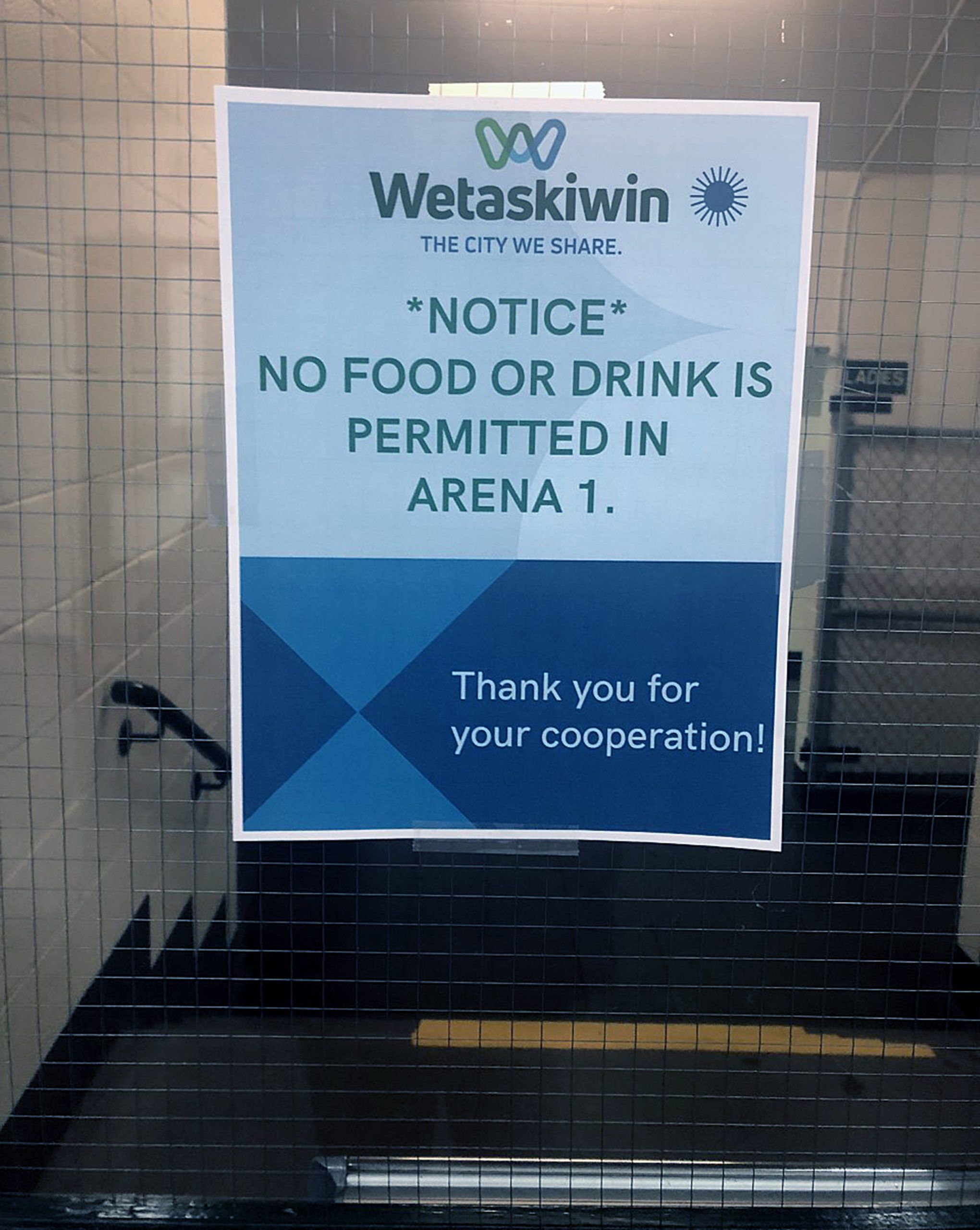 Arena One capacity cut, no eating or drinking Wetaskiwin Times