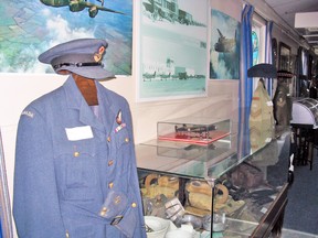 Brother’s proud uniform at The Museum. (Les Green)