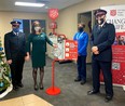 The 2021 Salvation Army Kettle Campaign began on Nov. 18 at the Royal Bank in High River, where a first donation ceremony took place