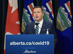 Premier Jason Kenney updates Alberta's response to the COVID-19 pandemic during a recent press conference on Dec. 29.