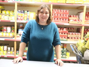 Marketing manager Sara McCleary says demand for help from St. Vincent Place's food bank jumped nearly 50 per cent in 2021. BRIAN KELLY