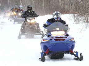 The Great Northern Expedition endurance snowmobile ride will return to Cochrane on March 5. It is one of two upcoming events being supported by Tourism Cochrane. FILE PHOTO/POSTMEDIA NETWORK