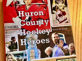 David Scott’s new book Huron County Hockey Heroes is a comprehensive gathering of some of the county’s most influential hockey players, coaches and officials. Handout