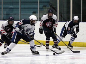 The Wetaskiwin Icemen lost 8-0 to the Morinville Jets Sunday.