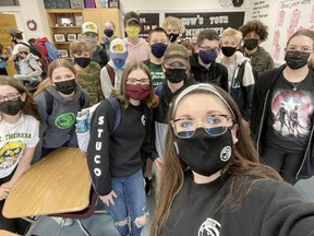 Elk Island Catholic Schools said the tests and masks were being sent directly to schools and many of them had received them this week. File Photo/Twitter