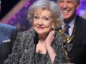 Hollywood legend Betty White, who died Dec. 31 at the age of 99, had a Huron County connection -- her grandmother was born in Wingham in 1877. Jesse Grant/Getty Images