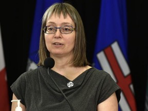 Alberta’s chief medical officer of health Dr. Deena Hinshaw. ED KAISER/Postmedia