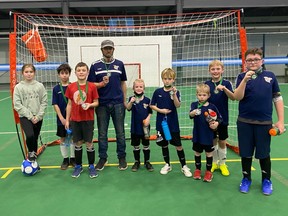 The High River U9 soccer team won silver in the Anthems Communities Cup Tournament  held in Aldersyde