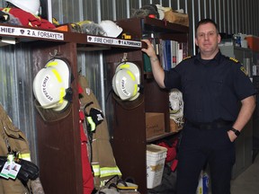 Sundridge Strong Fire Chief Andrew Torrance is going to get help handling the duties of the Sundridge-Strong Fire Department. The department can hire a fire prevention officer intern thanks to a provincial government grant which will cover about two-thirds of the intern's salary. Rocco Frangione Photo