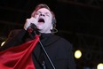 Meat Loaf sings to fans during his opening number at Kewadin Casino's 25th anniversary celebration in July 2010. Rachele Labrecque