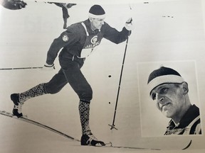 Sudbury Nordic legend Antero Rauhanen during his competitive skiing days.