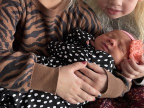 Scarlett Grace Bos was the first baby of 2022 at Alexandra Marine and General Hospital in Goderich. Scarlett entered the world on Jan. 5 at 1:33 a.m. Submitted