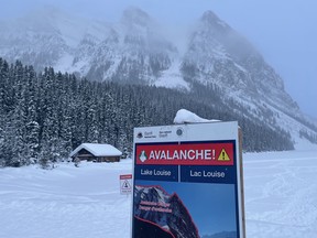 Avalanche Canada and Parks Canada issued a special avalanche warning in effect immediately until the end of Monday, Jan 24. for recreational backcountry users across numerous forecast regions in BC and Alberta. Photo Marie Conboy/ Postmedia.