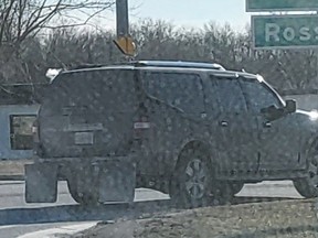 Police are looking for assistance in identifying the owner of a Ford Expedition four door black SUV in regards to a traffic related incident that occurred on Jan. 15 near the Norris Whitney Bridge. Submitted