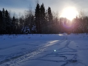 A section of the La Loche Winter Trail on December 7, 2018. Supplied Image/RMWB