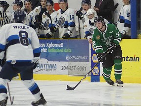 Brenden Holba had a goal on the night. (supplied photo)