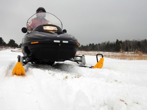 Snowmobiling is a social activity that allows social distancing, advocates say. DAN KERR