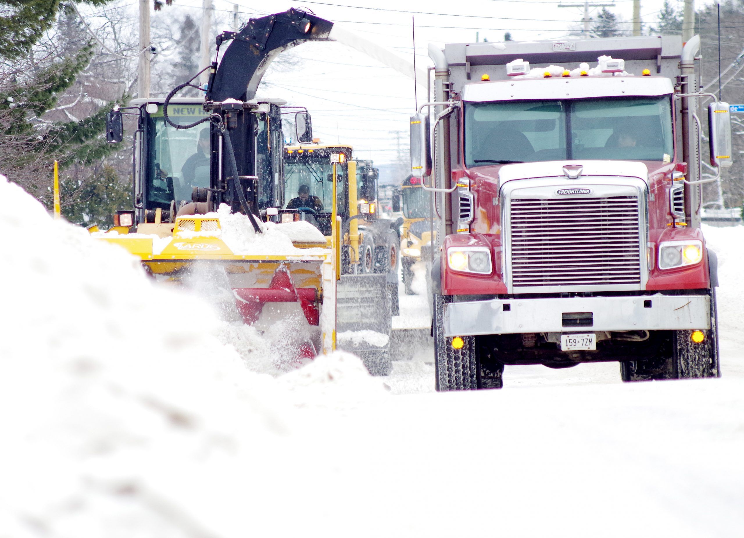 Sault snowbank removal underway on city streets Sudbury Star