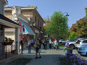 The Bayfield Main Street Revitalization Project is scheduled to begin construction in the second quarter of 2022, starting with road and underground work. The project is slated to be completed in the second quarter of 2023. Included in a presentation to councillors during the Nov. 1 regular council meeting was a rendering of the proposed changes. Handout