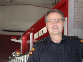 Patrick Neumann was appointed fire chief on January 1.