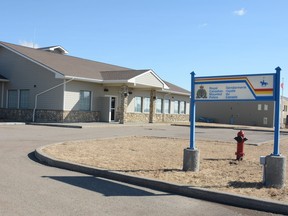 The Pincher Creek RCMP detachment.