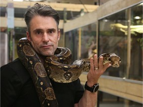 Paul 'Little Ray' Goulet of Little Ray's Reptiles, photographed in 2020.