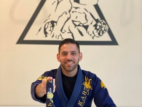Ahmad Kabalan won gold at the 2021 World Master Jiu-Jitsu Championship. Supplied image
