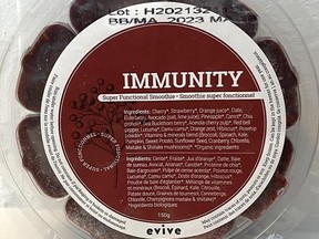 Evive Immunity Super Functional Smoothie - Top