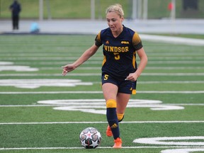 University of Windsor soccer player Brooke MacLeod of Chatham, Ont. (Kevin Jarrold Photo/Courtesy of Windsor Lancers)