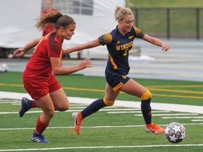 University of Windsor soccer player Brooke MacLeod of Chatham, Ont. (Kevin Jarrold Photo/Courtesy of Windsor Lancers)