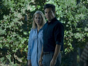 Laura Linney and Jason Bateman in Ozark.