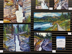 Angela Stadlwieser has her artwork on display throughout January in the Leduc Arts Foundry Gallery. (Leduc Arts Foundry)