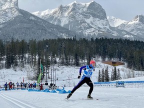 Paralympic teams competing at the Para Nordic Skiing World Cup held at the Canmore Nordic Centre in Dec.2021. Photo Marie Conboy/ Postmedia.