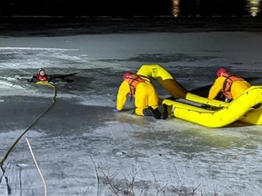 Quinte West Fire/Rescue said ice conditions are still unsafe for recreational purposes despite a recent deep freeze.