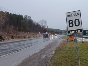 Quinte West is conducting a speed limit review of Highway 33 between Trenton and Batawa. HANNAH BROWN PHOTO